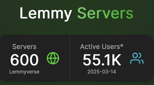 "600 servers" "55.1k monthly active users"