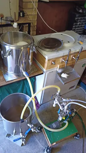 Draining to the kettle