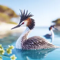 (AI generated - folded paper) New Zealand's Bird of the Year (Thanks John Oliver for the coverage)